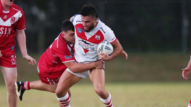 Kyle McLean in action for Woy Woy. Picture: Sue Graham