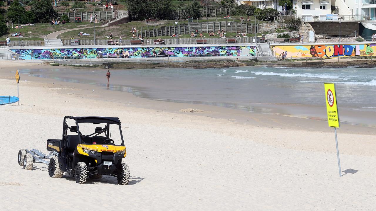 NSW Lifesaving and NSW Police will work with the state government to manage a program limiting Bondi Beach to 500 people at any one time. Picture: Matrix Pictures