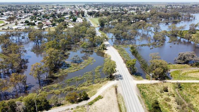 The Loddon River at Kerang. Picture: Adam Ridley.