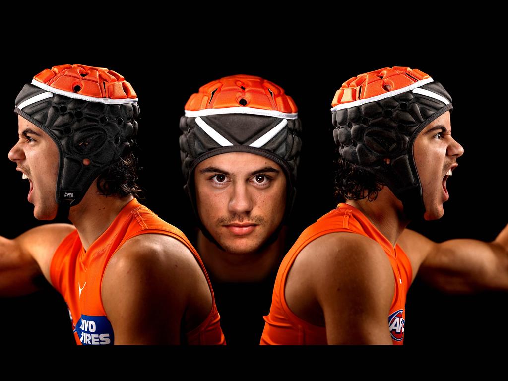 GWS Giants gun Darcy Jones helmet to be on sale soon, Rebel Sport AFL ...