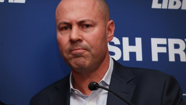 Josh Frydenberg refuses to concede defeat in Kooyong. Picture: David Caird