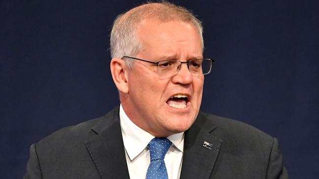 Scott Morrison held an addition five portfolios between March 2020 and May 2021. Picture: Saeed Khan / AFP