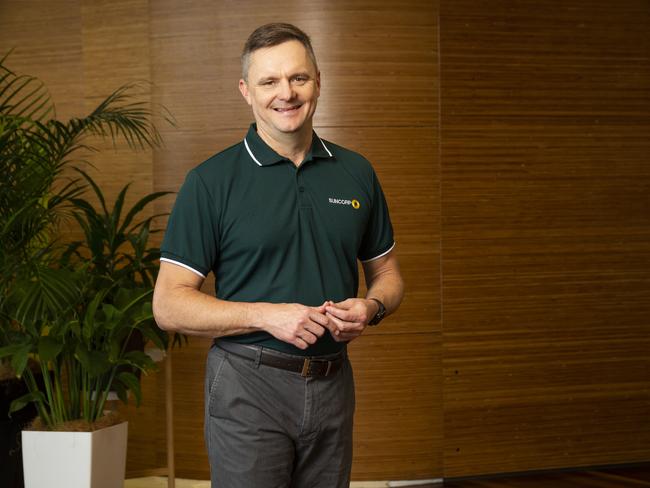 CEO Steve Johnston at Suncorp's Brisbane offices. Picture: Richard Whitfield