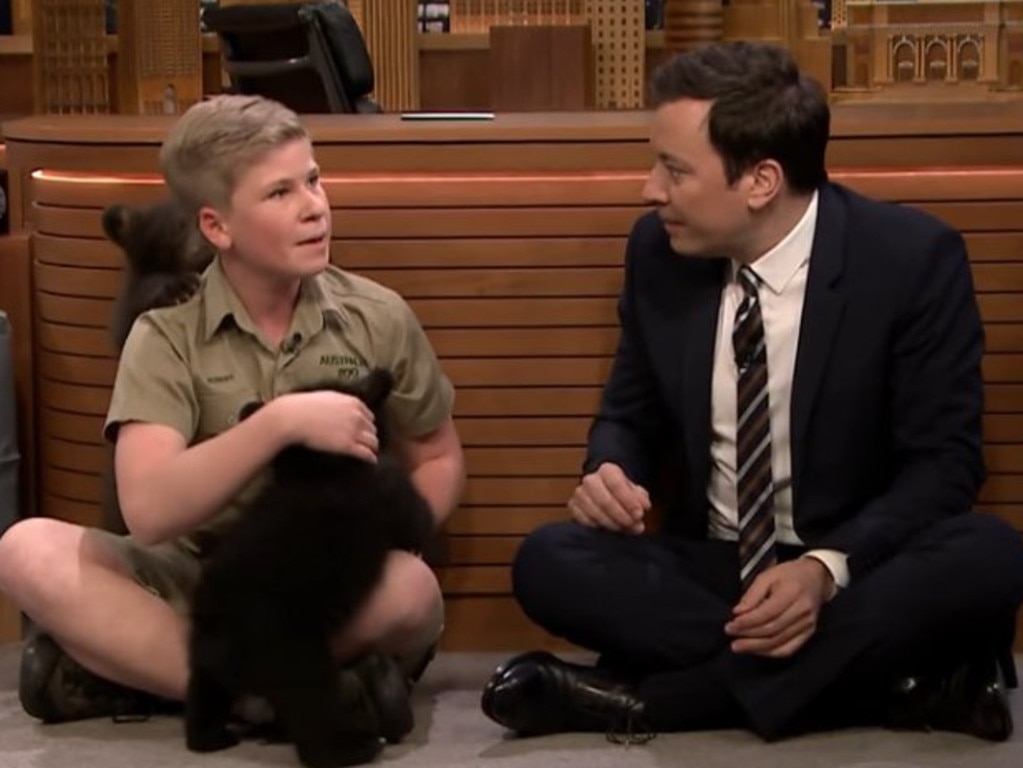 Robert Irwin has starred on The Tonight Show with Jimmy Fallon.