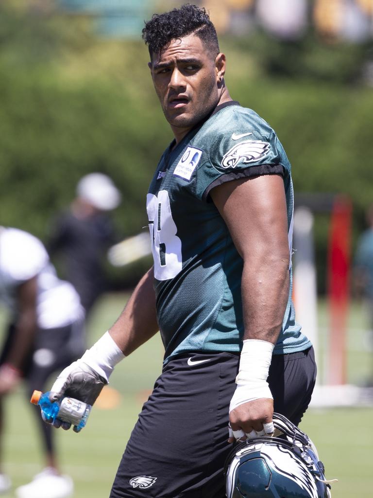 Australian NFL giant Jordan Mailata recalls the brutal moment he was put on  his backside in the US - NZ Herald