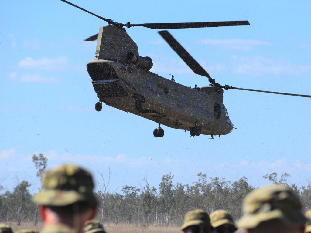 Australian and US forces hold a live-fire exercise rehearsal during Exercise Talisman Sabre 2021.