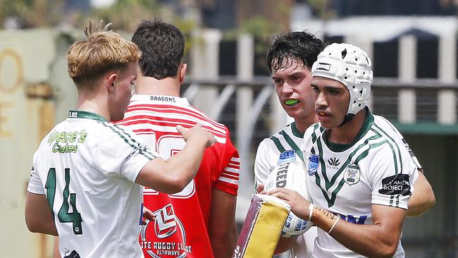 Jace Baker (right) put in a first-class performance for the Rams. Picture: John Appleyard