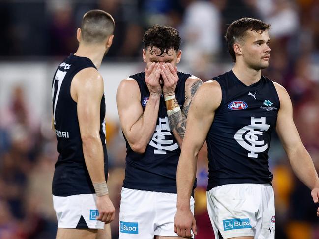 The Blues crashed out in the elimination final. Picture: Michael Willson/AFL Photos