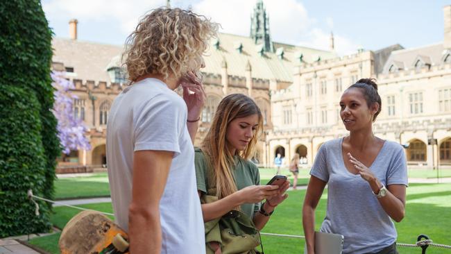 The number of domestic students in Australian universities is falling