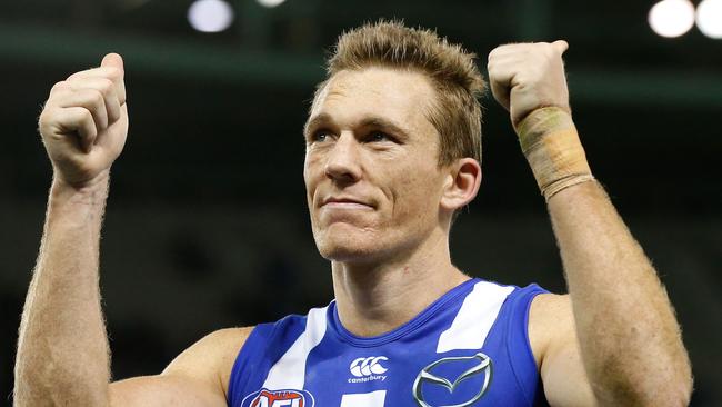 This could be the final game for Drew Petrie. Picture: Getty Images