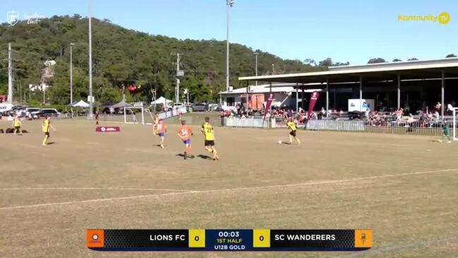 Replay: Lions FC v Sunshine Coast Wanderers (U12 boys gold cup) - Football Queensland Junior Cup Day 2