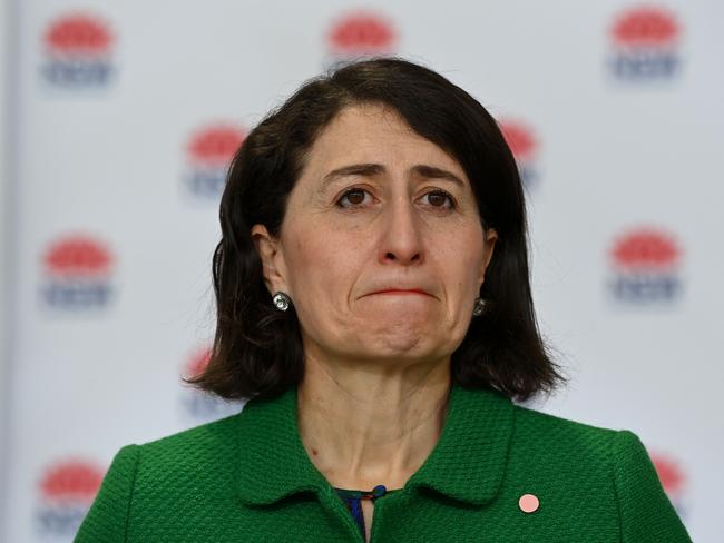 NSW Premier Gladys Berejiklian has announced greater police powers. Picture: NCA NewsWire/Bianca De Marchi