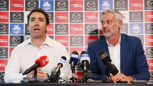 Brad Scott was, himself, already sacked this year. Picture: Getty Images