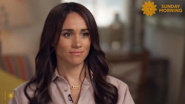 Meghan never made it to a State dinner during her royal career. Picture: CBS Sunday Morning