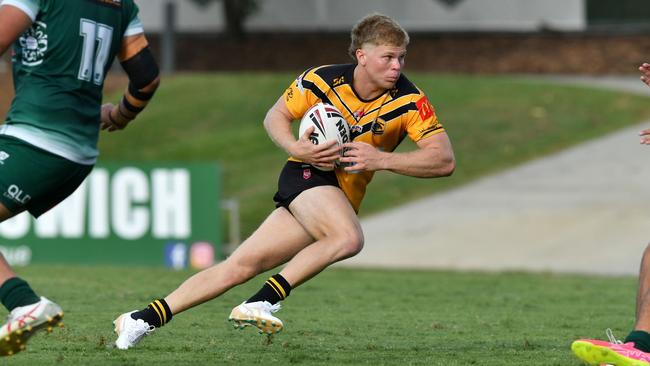 Sunshine Coast Falcons Mal Meninga Cup player Kye Porter in action. Picture: Vanessa Hafner/QRL