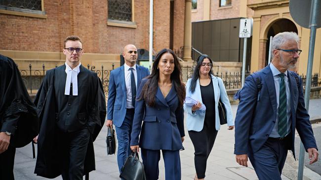February 28, 2025 . Antoinette Lattouf arrives at Federal Court, in Sydney: Picture: NewsWire / Flavio Brancaleone