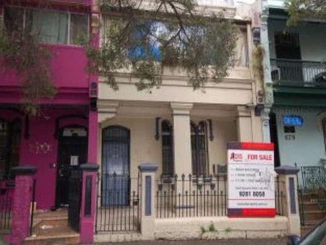 481 Elizabeth Street, Surry Hills (pictured when it was still a brothel) is being redeveloped as housing.