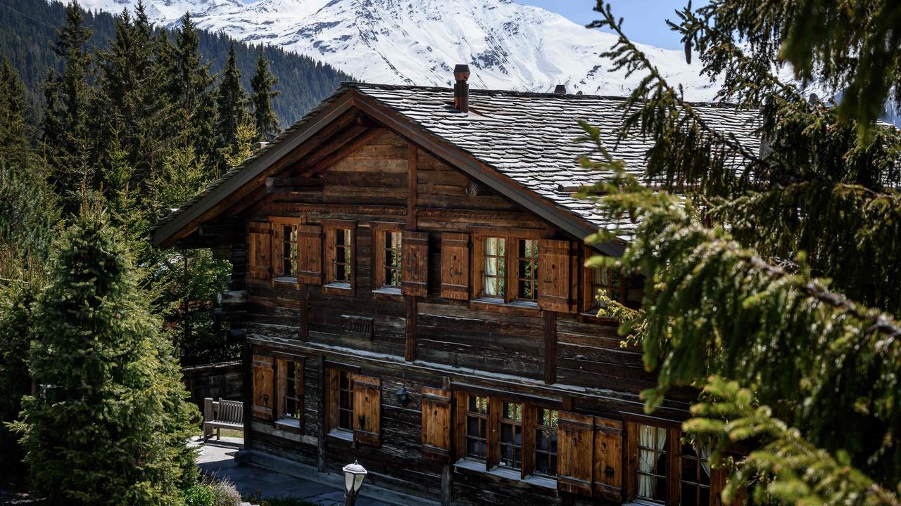 Chalet Helora, owned since 2014 by Britain's Prince Andrew, Duke of York and his ex-wife Sarah Ferguson. Picture: Fabrice COFFRINI / AFP.