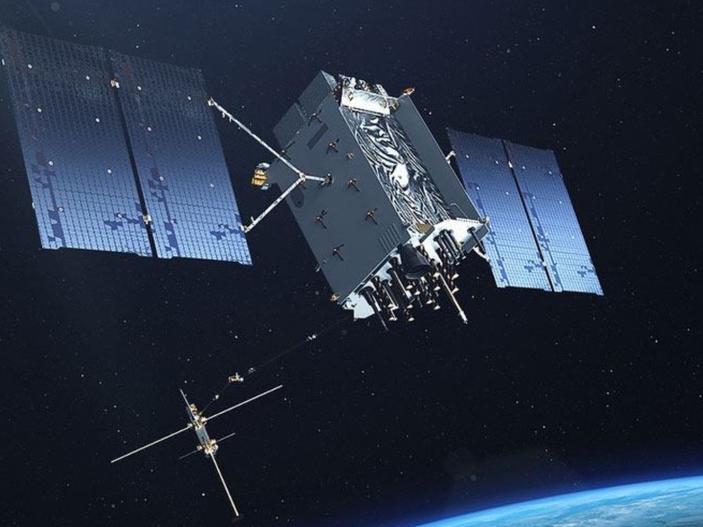 A US GPS satellite. Picture: US Space Command