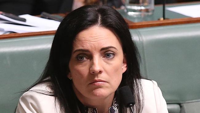 Emma Husar in Question Time in the House of Representatives Chamber, Parliament House in Canberra. Picture: Kym Smith