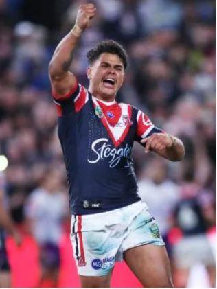 Watch Roosters star Latrell Mitchell weave his magic for the Roosters. Picture. Phil Hillyard/News Corp Australia