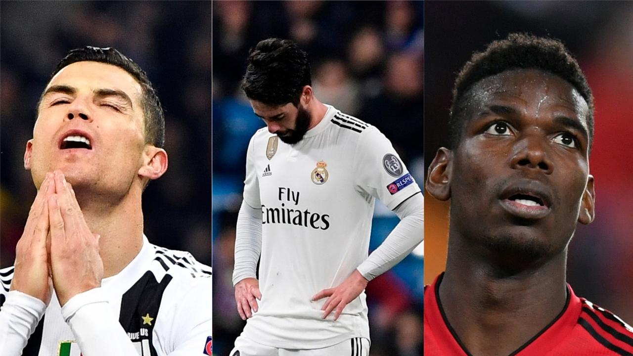 Juventus, Real Madrid and Manchester United all lost in the Champions League overnight