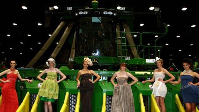 The Australian Cotton Conference has been a regular fixture on the Gold Coast since the 1990s. Here Design Academy students show off their creations at the 2010 conference.