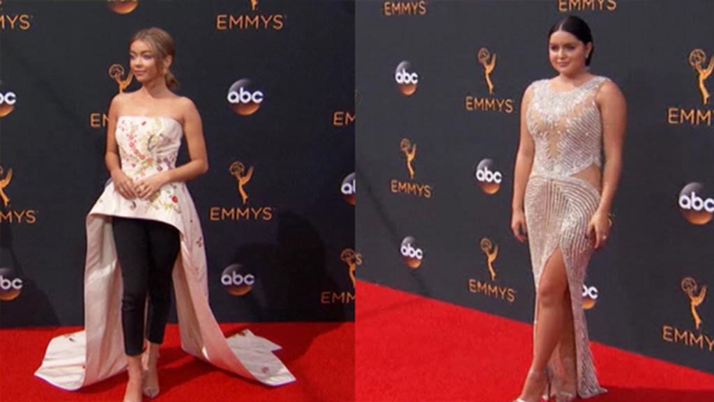 Modern Family stars stun on Emmys red carpet 