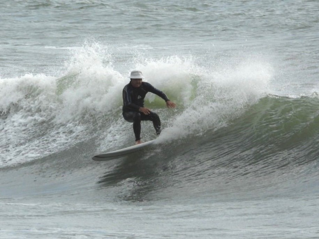 Michael Dray, North Wall Beach, Mackay February 25, 2025. Photo: Polly Waffle