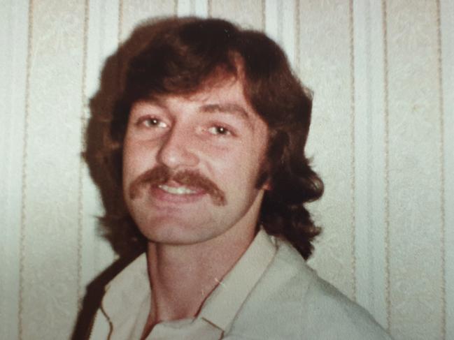 An undercover look of former police officer Keith Banks in1981. Picture: Supplied