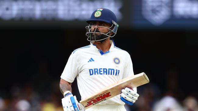 Virat Kohli has produced one innings of note so far in the series. (Photo by Chris Hyde/Getty Images)