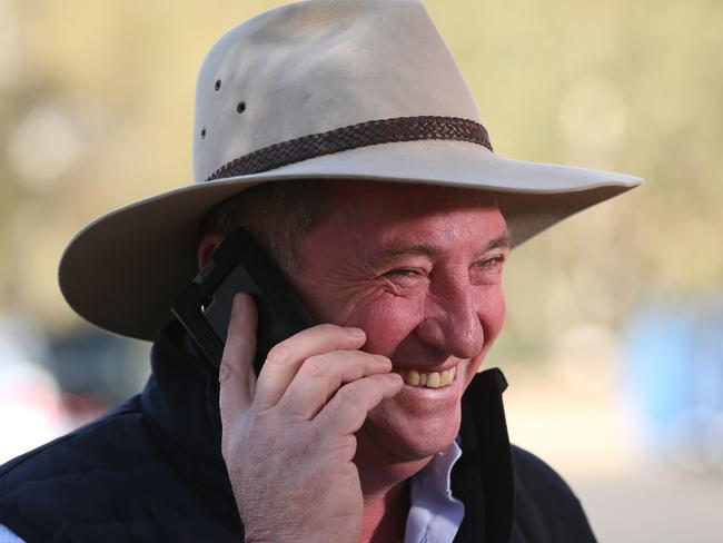 Barnaby Joyce, newly re-elected member for the federal seat of New England. Picture: Lyndon Mechielsen/The Australian