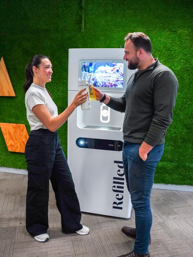 Refilled aims to disrupt the mega vending machine industry with an eco-friendly solution.