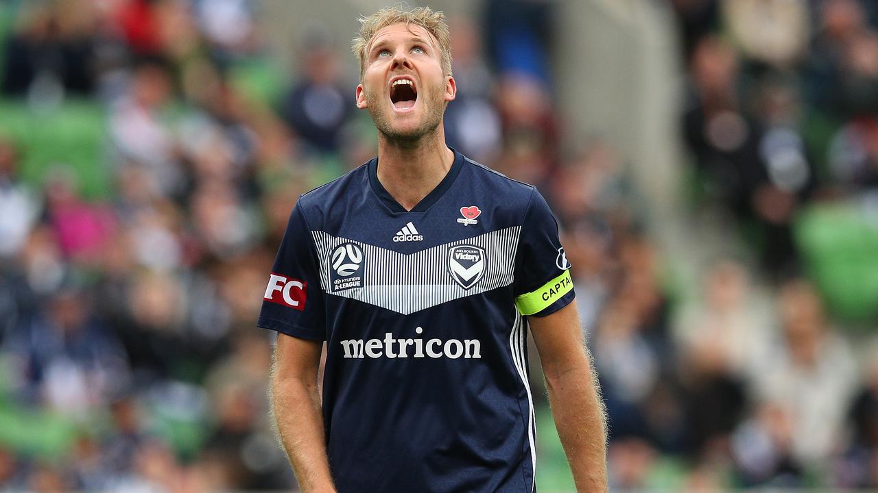 It was a frustrating day for Melbourne Victory. Picture: Getty Images