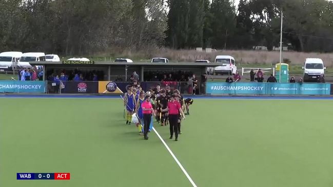 REPLAY: National U15's Boys Hockey Championships - WA Black vs ACT