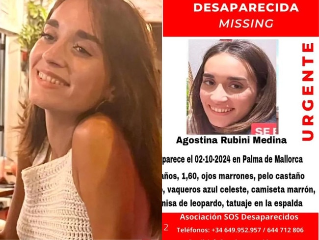 The student is missing after a night out in Majorca.