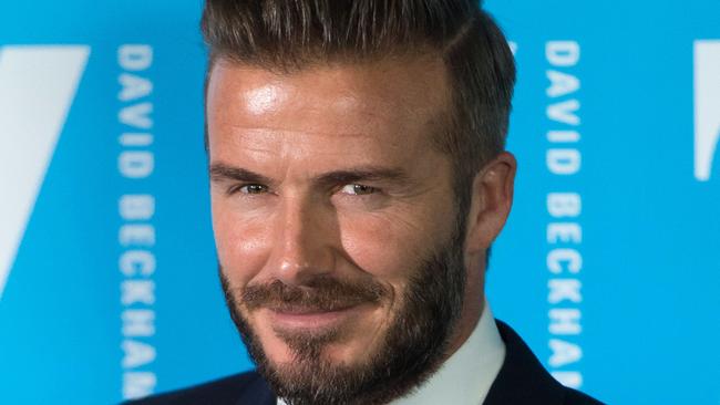 LONDON, ENGLAND - FEBRUARY 09: David Beckham attends a photocall as he celebrates 10 years as a UNICEF goodwill ambassador at Google HQ on February 9, 2015 in London, England. (Photo by Ian Gavan/Getty Images)