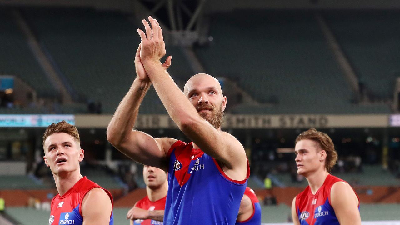 Max Gawn and the Demons are heavily favoured to take care of GWS this weekend. Picture: Getty