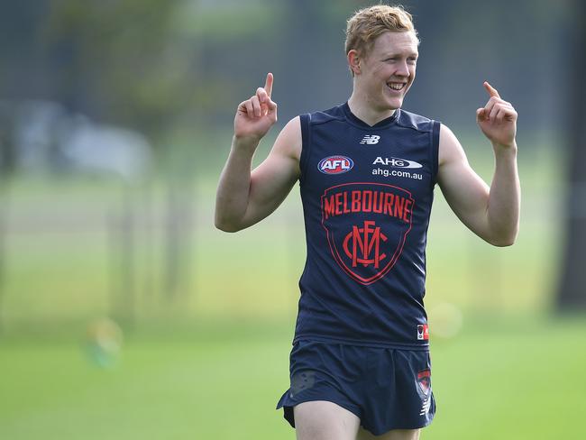 Clayton Oliver has surprised many — and could even be a Brownlow smoky. Picture: AAP