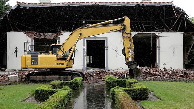 House Being Demolished