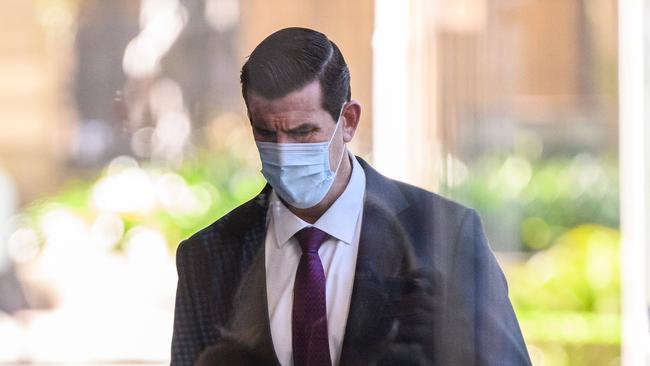 Ben Roberts-Smith arrives at the Federal Court in Sydney. Picture: NCA NewsWire / James Gourley