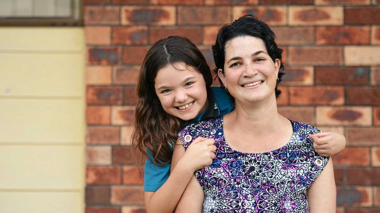 Beaconsfield is a popular suburb for families. Alison Cash with daughter Georgia Cash, 10. Picture: Stuart Quinn