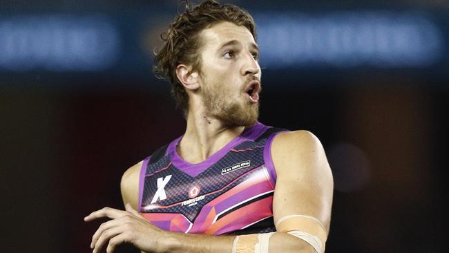 Marcus Bontempelli enjoyed his AFLX experience. Picture: AAP Images 