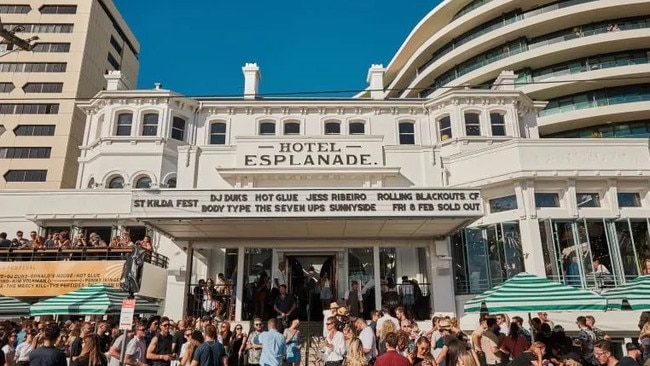 Australian Venue Co operates Hotel Esplanade, a St Kilda institution, which was caught up in the hospitality group’s abstention from Australia Day commemorations.