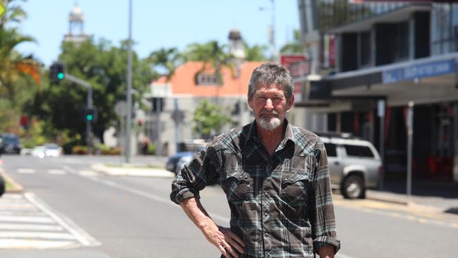 Chris ‘Pineapple’ Hooper outside his East Street Shop on 23 November 2020. Picture: The Australian/Steve Vit