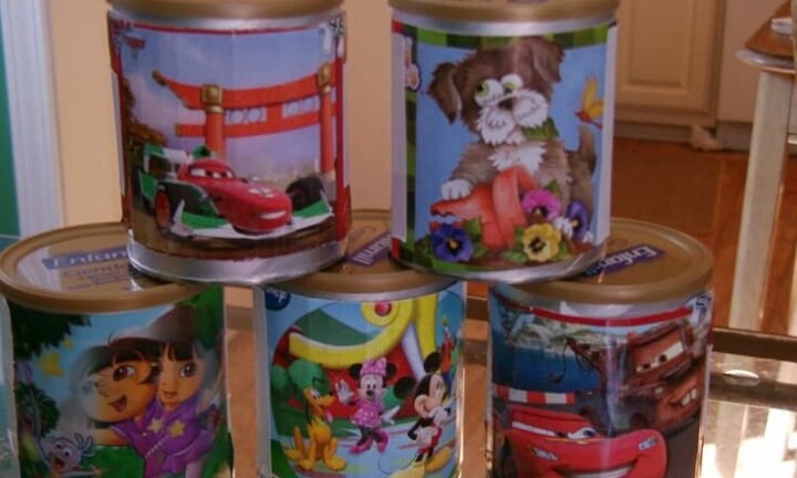 Baby Formula Tin Upcycling S Lanterns Diy Drum Kit And Flower Pots Kidspot - Diy Baby Formula Tins