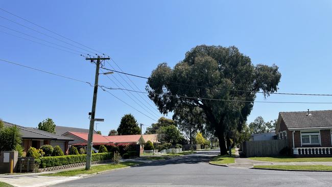 Residents living on this quiet street in Heidelberg West were trapped in their homes while police investigated the scene immediately after the stabbing incident.