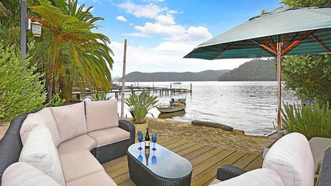 An island retreat at Yandiah along the Hawkesbury River. Picture: Stayz.