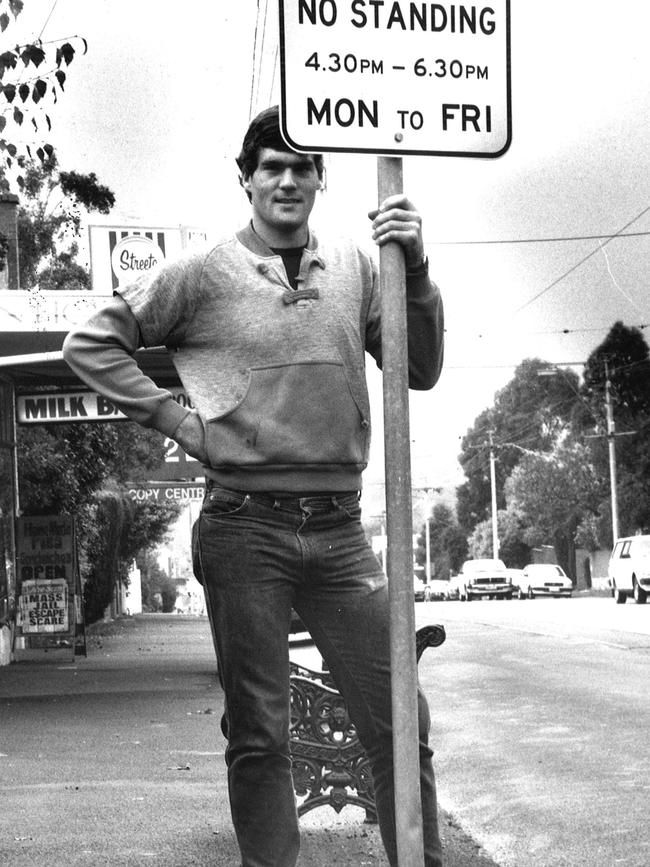 Richard Lounder after his debut for Richmond.