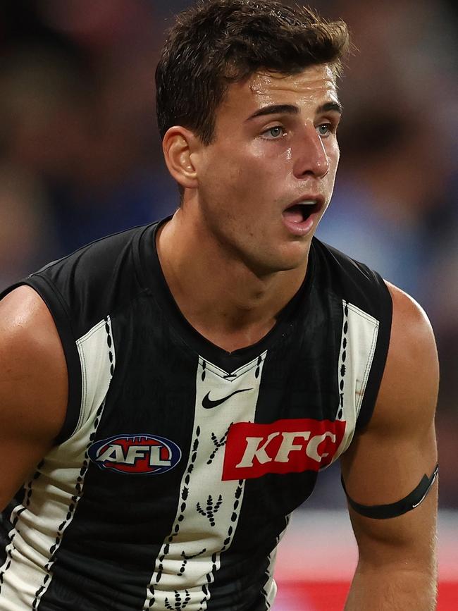 And Nick Daicos is reaping the rewards. Picture: James Wiltshire/AFL Photos via Getty Images